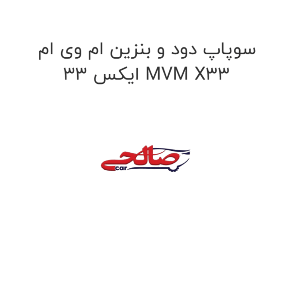 سوپاپ دود و بنزین ام وی ام ایکس 33 MVM X33