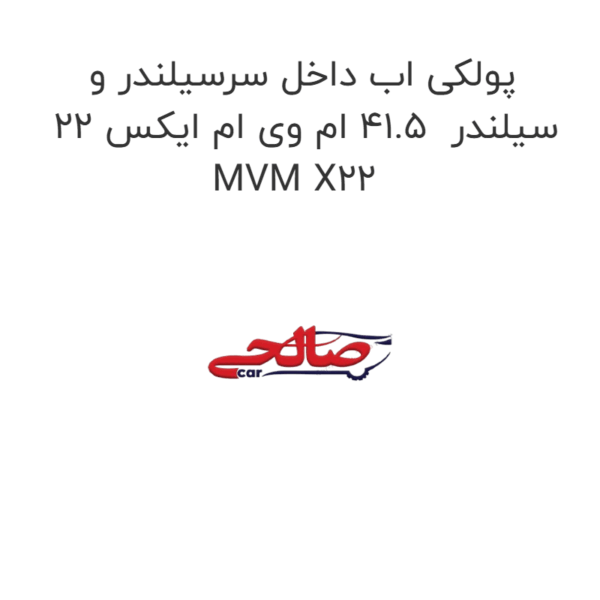پولکی اب داخل سرسیلندر و سیلندر  41.5 ام وی ام ایکس 22 MVM X22