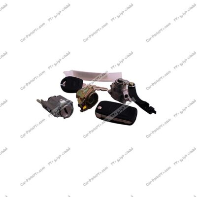مجموعه کامل قفل و توپی سوییچ و کلید ام وی ام ایکس 33 CHERY