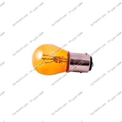 لامپ دو 2 کنتاکت شیشه زرد چراغ خطر دوو اسپرو