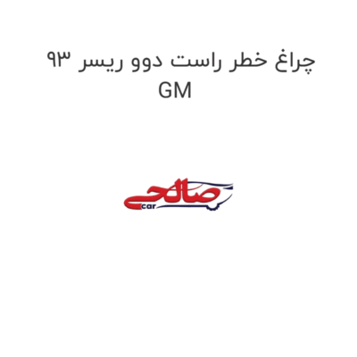چراغ خطر راست دوو ریسر 93 GM