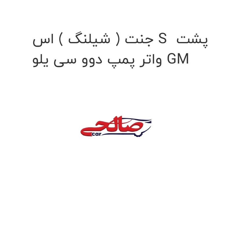 product-image-22088-1752684612 جنت ( شیلنگ ) اس S پشت واتر پمپ دوو سی یلو GM