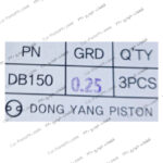 پیستون سایز  25 دوو ماتیز DONG YANG